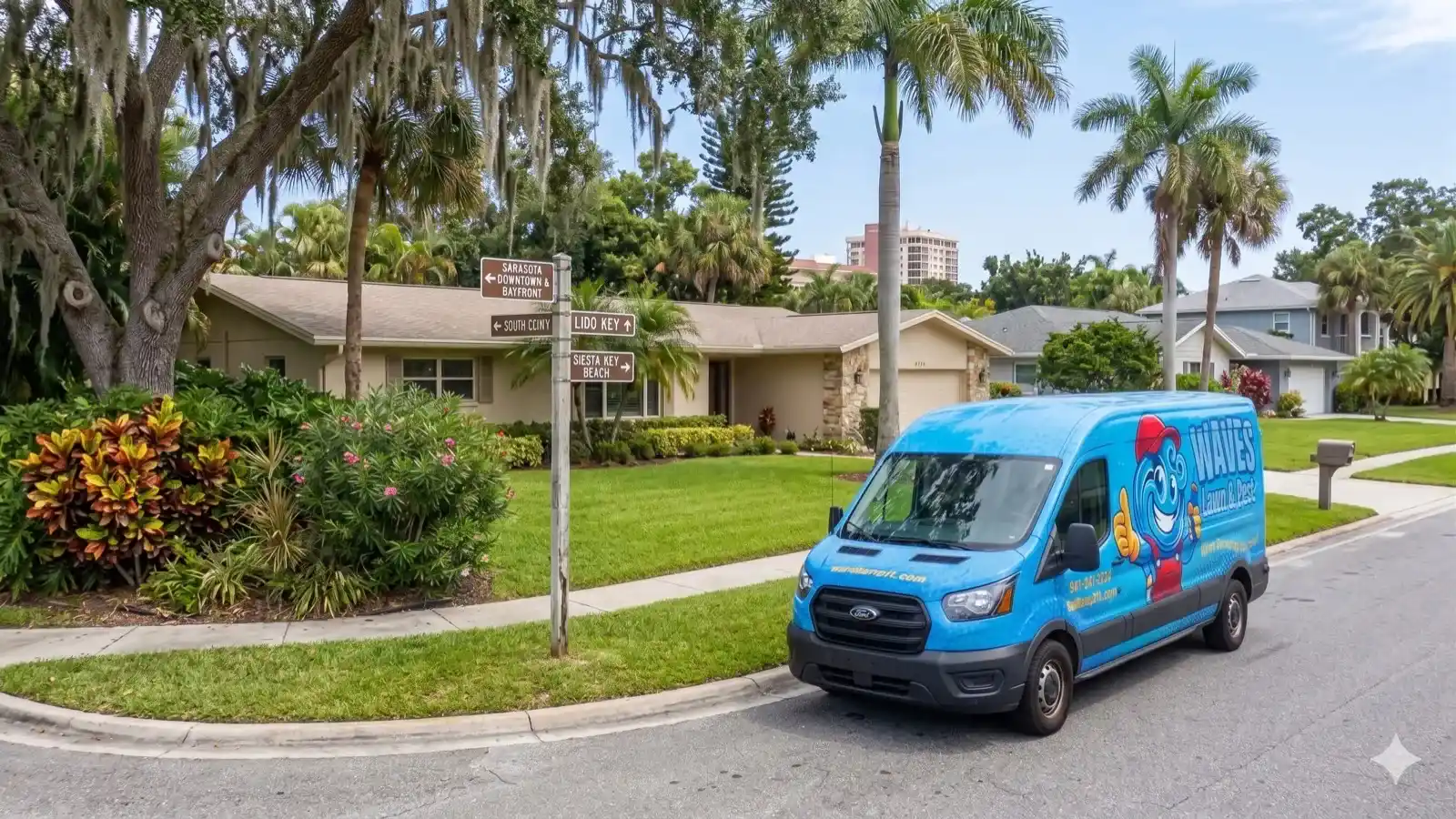 North Port FL Pest Control service vehicle